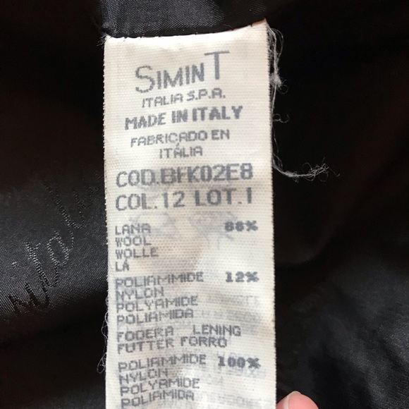 MOSCHINO | Heather Grey Button Up Jacket - Picture 3 of 4